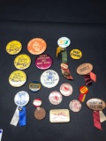 Lot Vintage College Football Pins 20 Units