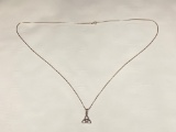 925 Silver Necklace with Christian Holy Trinity Pendant