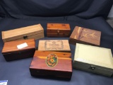 Wood Box Jewelry Cigar 7 Units