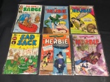 American comics group Herbie 5,6,17,22 sad sack 75,207