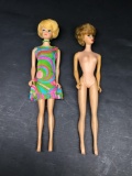 Two vintage Original Barbie dolls