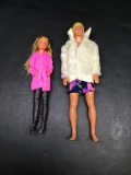 Ken and adolescent Barbie doll