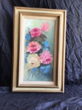 Flowers signed by Grace no COA 32in tall