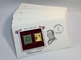 Great Americans on 22K Gold Stamps