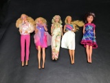Assorted Barbie dolls