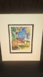 11in wide x 14in tall unframed art 1897 signed says paul