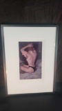 Untitled Semi-Nude Description: Color lithograph Malcolm Liepke...