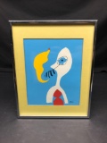 Joan Miro The Pipe Smoker Framed Art