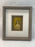 Signed Framed Art, Dancing Girl by Bess Elliot 1967, 15 x 13 in