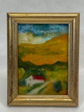 Framed painting 7 x 9 in