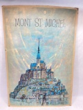 Signed art, Mont St Michel, Earl Thollander, 25 x 38 In