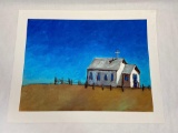 Signed lithograph numbered 101/399, 28 x 22 in