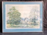 Quiet Reflections, 25in wide x 20in tall, Signed & Framed Artwork