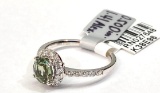 1.41ct Alexandrite, 0.50ct Diamonds Platinum Ring Size 7, Certified & Graded by GIA & AIG