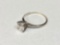 14K White Gold Ring, Size 9 1/2
