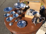 Lot of Silver Plate maybe Sterling Please Inspect