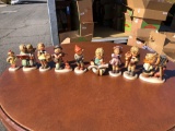 Box of Hummel Figurines 9 Units