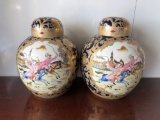 Pair of Japanese Urns