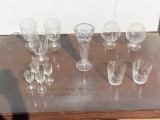 3 boxes of Crystal Drinkware