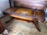 Antique Rolling Coffee Table
