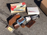 Box of Vintage Office Supplies