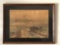 20x26in Signed & Framed Uchida Wood Block Print, Mount Fuji