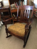 Vintage Rocking Chair 34in Tall