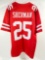 Signed San Francisco 49ers Football Jersey w/ COA, says Richard Sherman 25