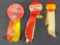 Vintage San Francisco 49ers football pins, 3 Units