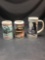 Miller Brewing Company Beer Steins 3 Units