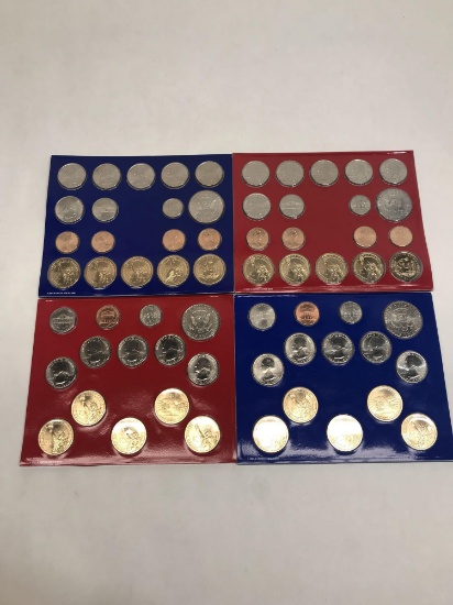 2009 2010 Denver Philadelphia Coin Set 4 Units