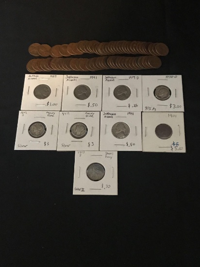 Collection of Vintage US Coins