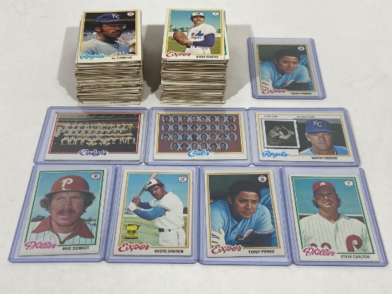 Collection of 100+ Topps 1978 Baseball Cards