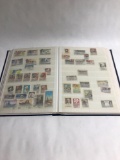 24 Page Book Full Of Loose Stamps