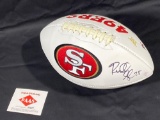 Signed San Francisco 49ers Football w/ COA, says Richard Sherman 25