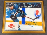 Signed Framed San Jose Sharks Erik Karlsson Photograph, Signature w/ COA