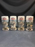 Coors Brewing Rocky Mountain Legend Beer Stein 4 Units