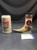 Budweiser Decorative Crock Beer Stein 2 Units