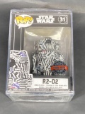 Star Wars R2-D2 Funko POP 297 Futura Special Edition in Hard Case