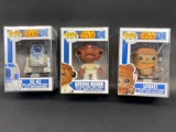 R2-D2, Admiral Akbar, Wicket Funko POP toy figurines, 3 Units