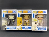 Luke Skywalker Hoth, Bossk, Emperor Palpatine Funko POP toy figurines, 3 Units