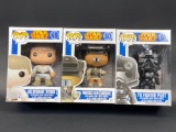 Luke Skywalker Tatooine, Princess Leia Boushh, Tie Fighter Pilot Funko POP toy figurines, 3 Units