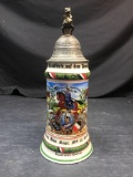 Vintage German Military Regiment Beer Stein