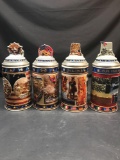 Budweiser Historical War Series Set of 4 Beer Steins