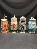 Avon Sports Decorative Beer Stein 4 Units