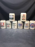 Vintage Glazed Crock Gerz Beer Stein 8 Units