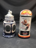 Budweiser Decorative Beer Stein 2 Units