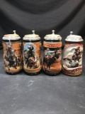 Winchester Rifle Numbered Beer Stein 4 Units