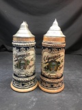 Gerz Olympia Beer Vintage Beer Stein 2 Units