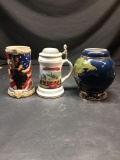 Miller Brewing Company Beer Steins 3 Units